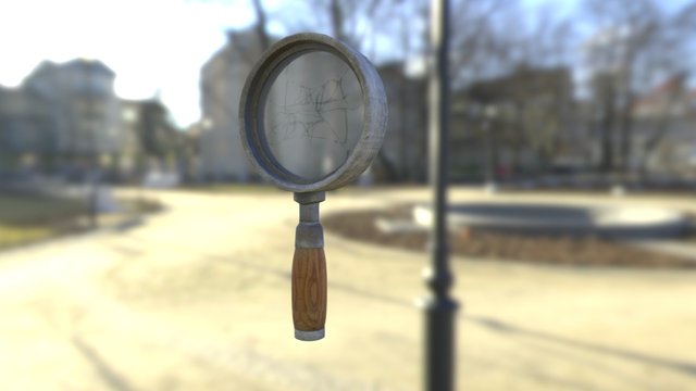 loop/magnifying glass 3D Model