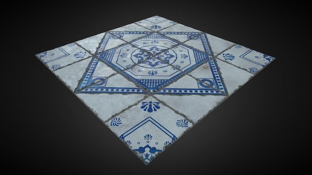 Ceramic Tiles Material 3D Model