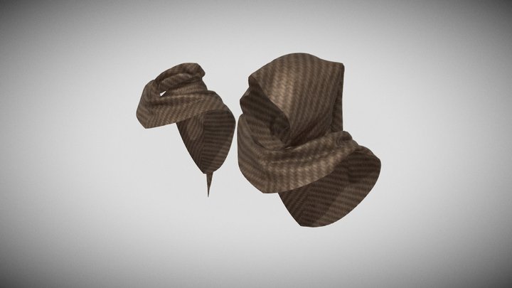 Archers Simple Hood 2 3D Model