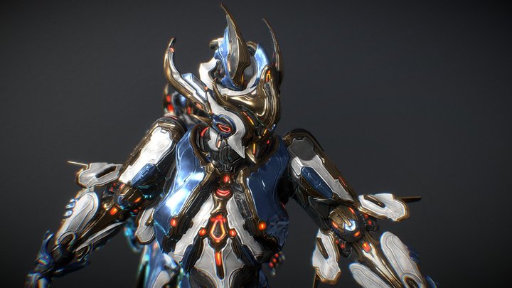 Hyperdrive I Gauss Skin + Helmet 3D Model