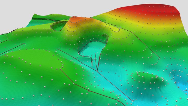 Morasko crater field: DTM 4 3D Model