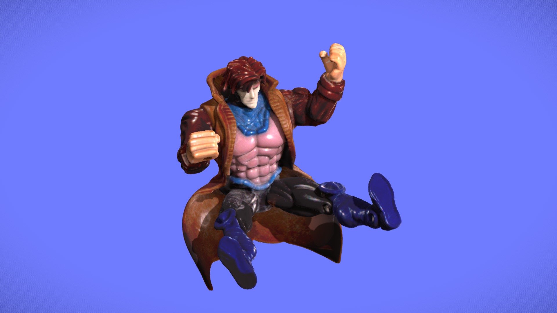 90s Figure Bootleg Gambit - 3D SCAN