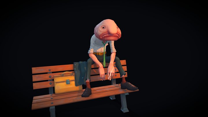 After Work 3D Model