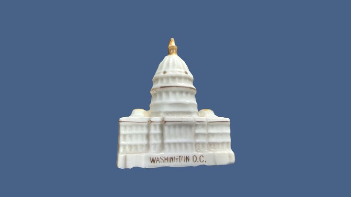 3D US Capitol Building 3D Model