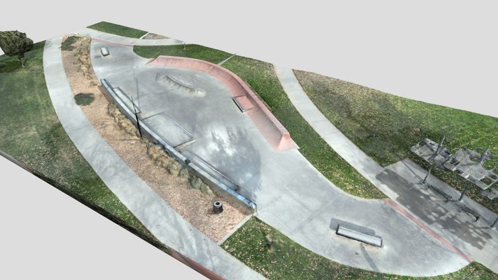 Aurora  CO - Dayton Skatepark 3D Model