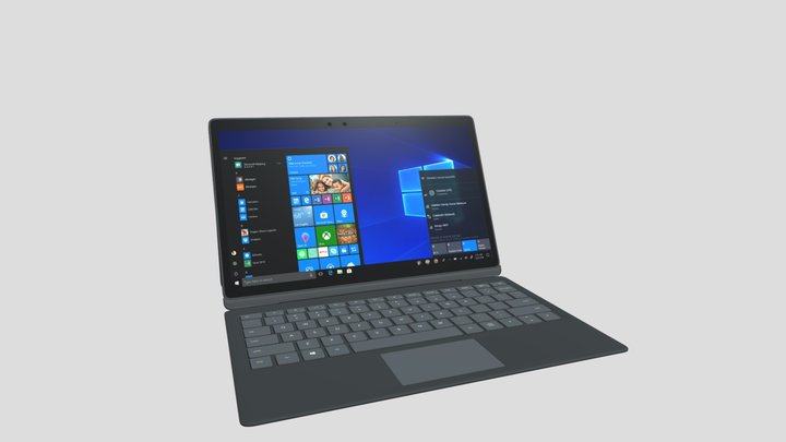 Windows 10 3D Model