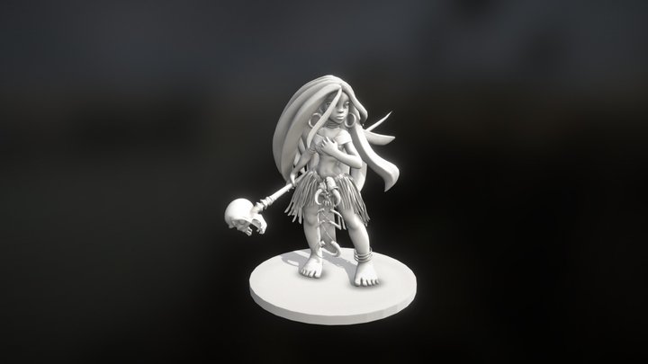 Witch Doctor 3D Model