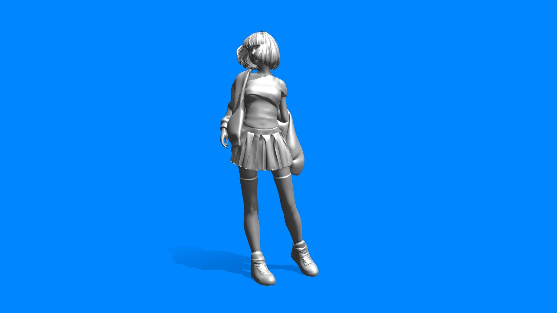 Anime Girl - Download Free 3D model by zhimboy (@xzhimxboyx) [91467bf]