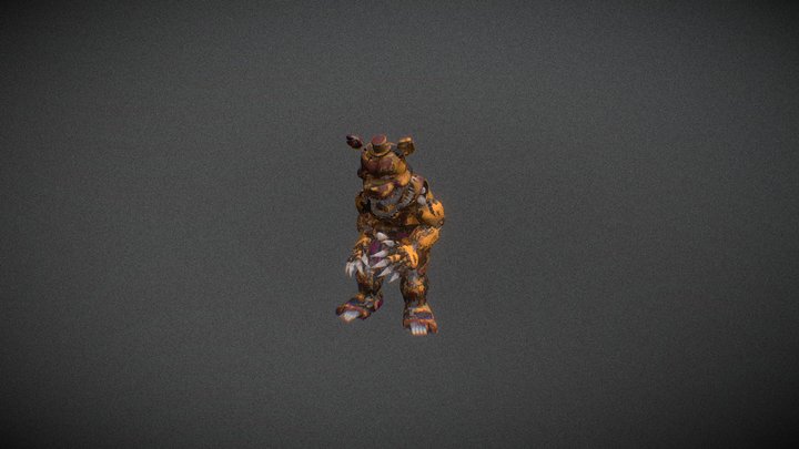 nightmare-fredbear 3D Model