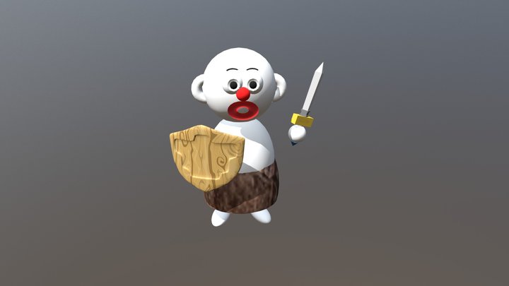 Mister Bill the Viking 3D Model
