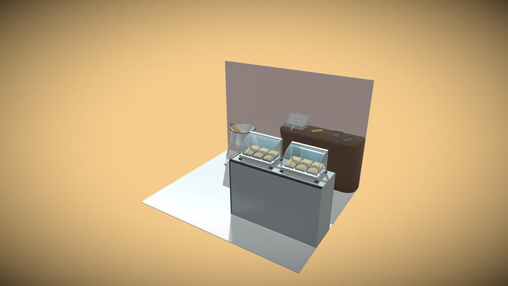 Pastel and Other Props 3D Model