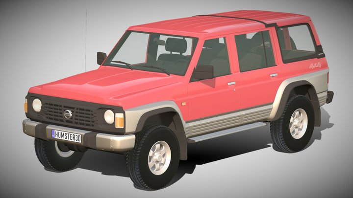 1987 Nissan Patrol 5-Door – Free 3D Model STL