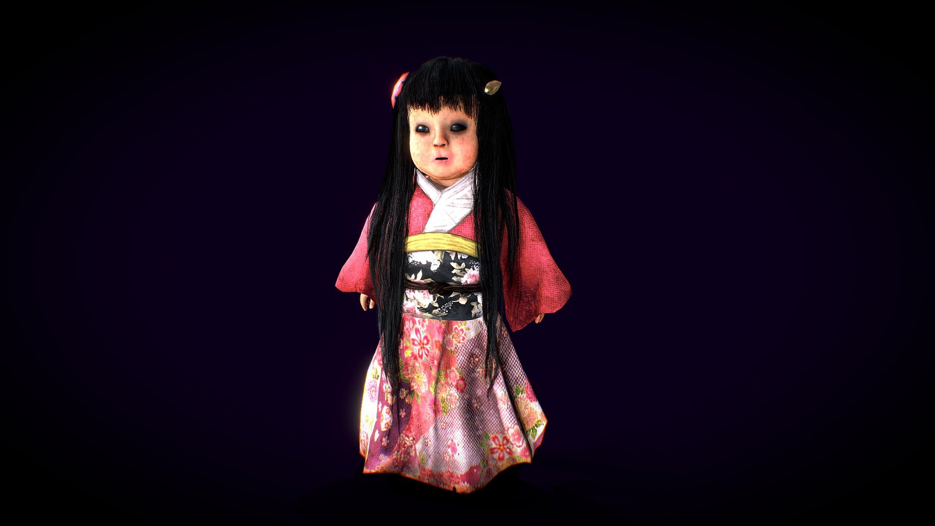 Scary Japanese Doll