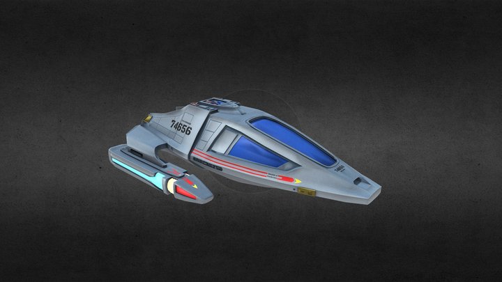 Star Trek Shuttle Cochrane 3D Model