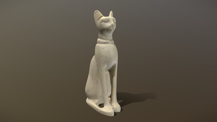 Cat statue 3D Model