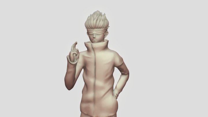 Satoru Gojo Sculpt 3D Model