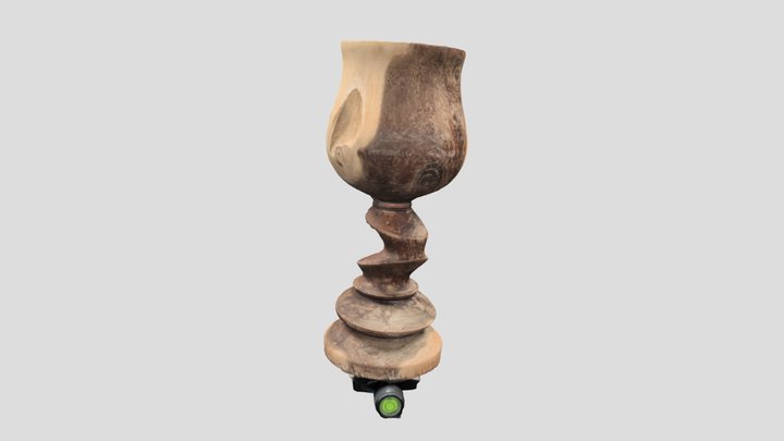 Pohár drevo – Modello 3D gratuito STL