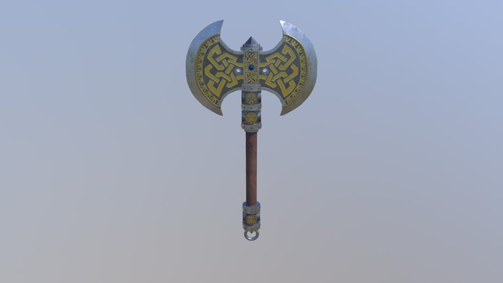 Dwarven Axe 3D Model