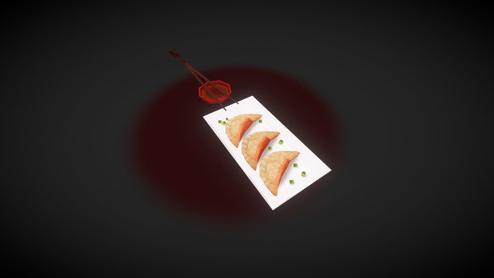 Gyoza 3D Model