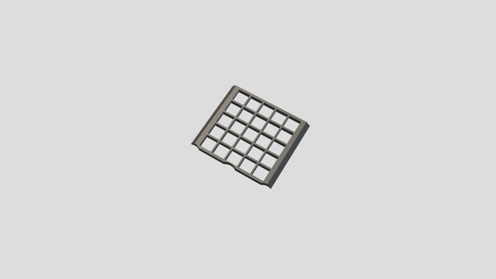 micro:bit Dot style Plate B 3D Model
