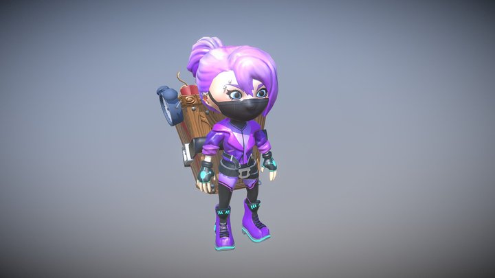 Boom Boom Kachoom - Main Character 3D Model