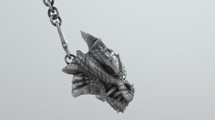 Dragon Pendants 3D Model