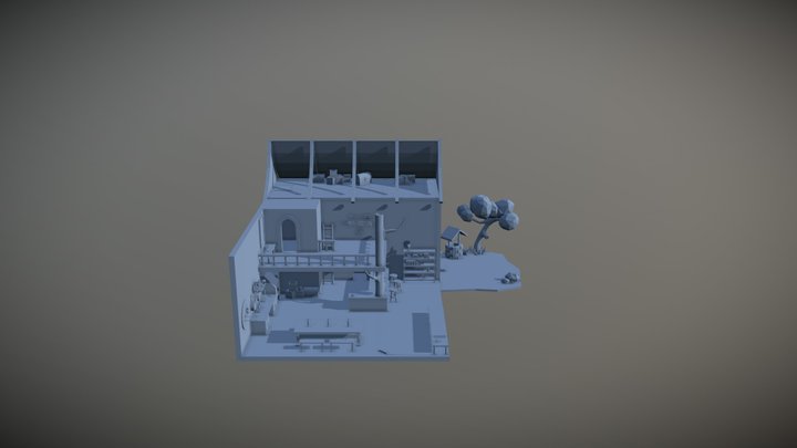 Medieval House 3D Model
