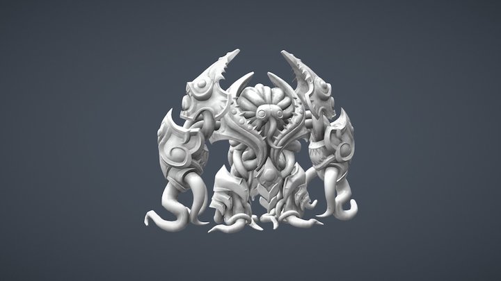 Guardian Sculpt - Work in Progress. 3D Model