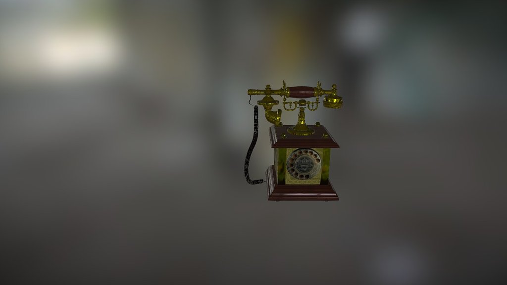 The old Telephone - 3D model by meyerdmo [914fced] - Sketchfab