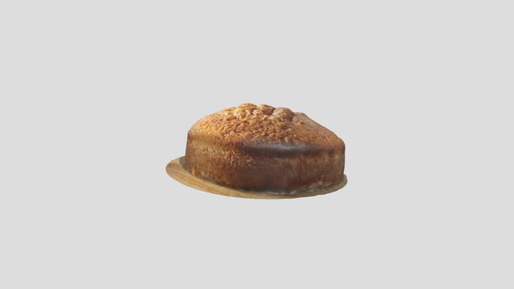 Single layer naked cake sponge