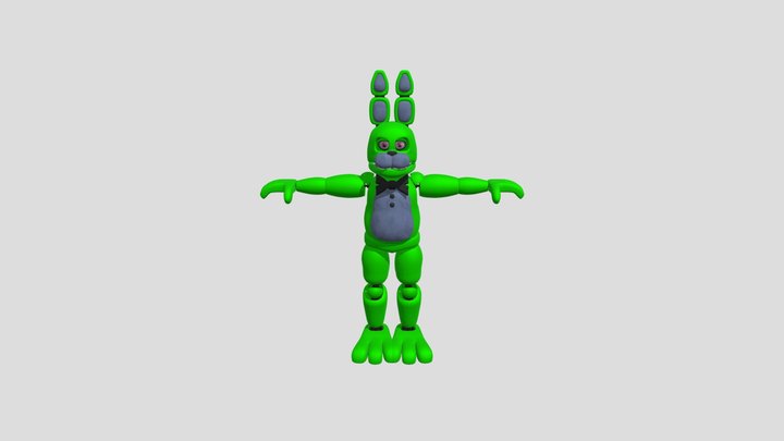 Unwithered Bonnie By cameron 3D Model