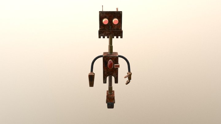 Robot Texture 3D Model