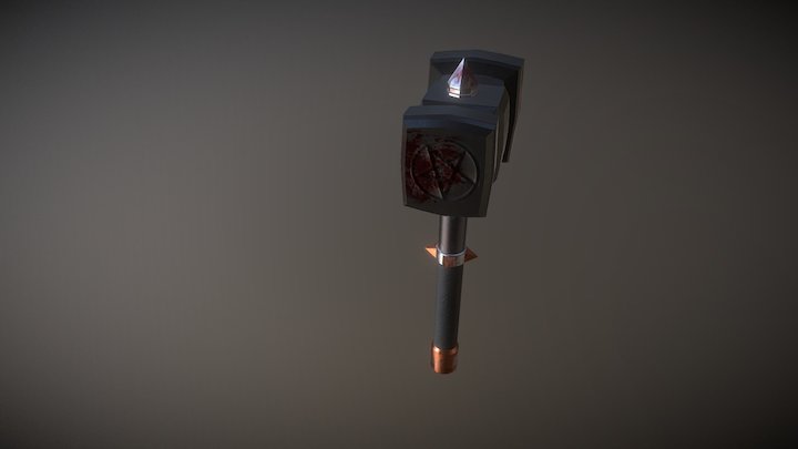 Satanic Hammer 3D Model