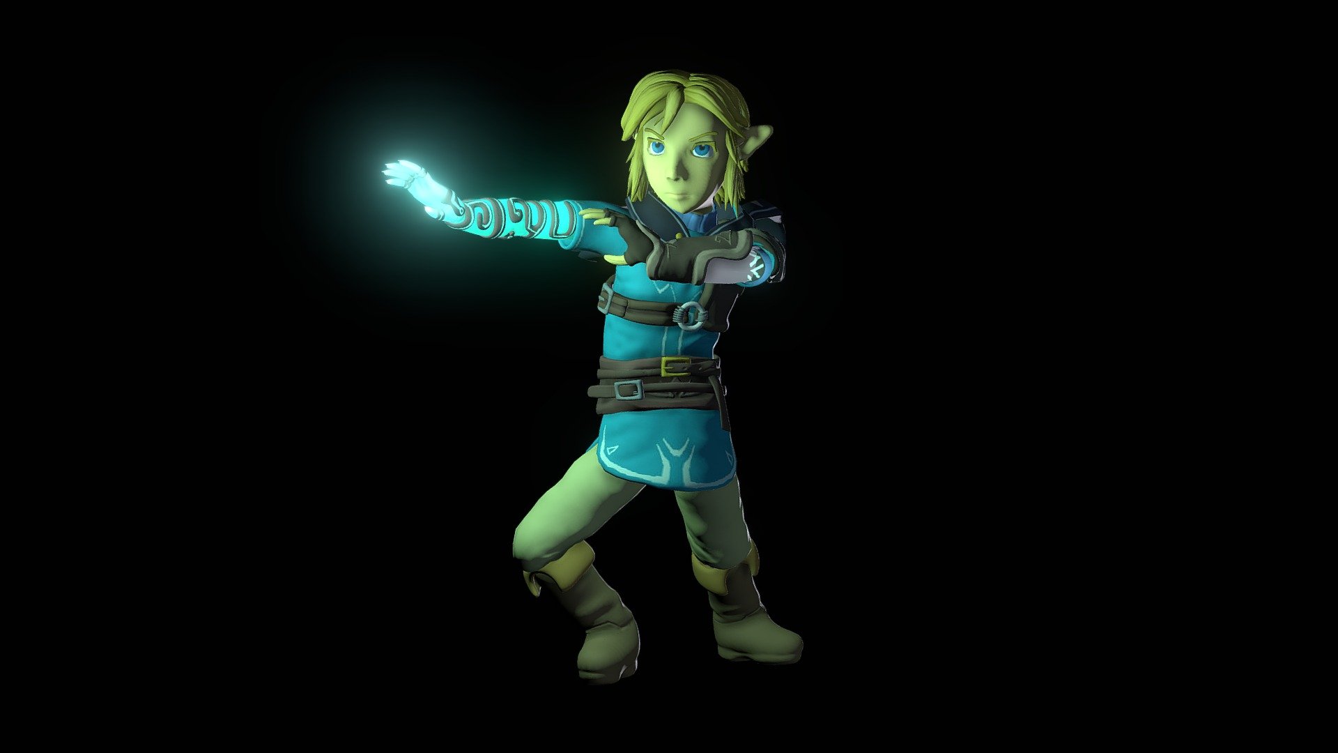 Legend of Zelda Tears of The Kingdom - Link (Archaic Tunic) 3D Model by  Breakaway