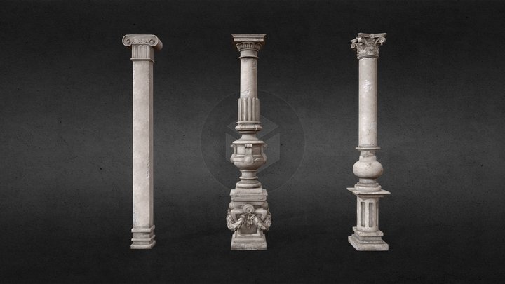 Columnns 3D Model