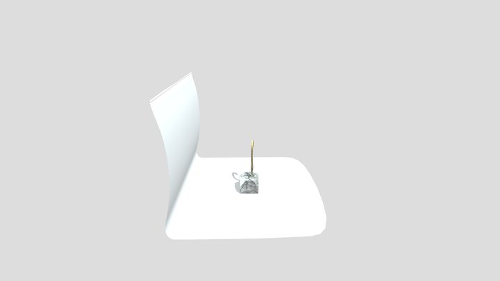 Brass Swan obj 3D Model
