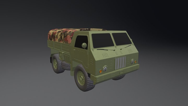 TAM 110 Military Vehicle 3D Model
