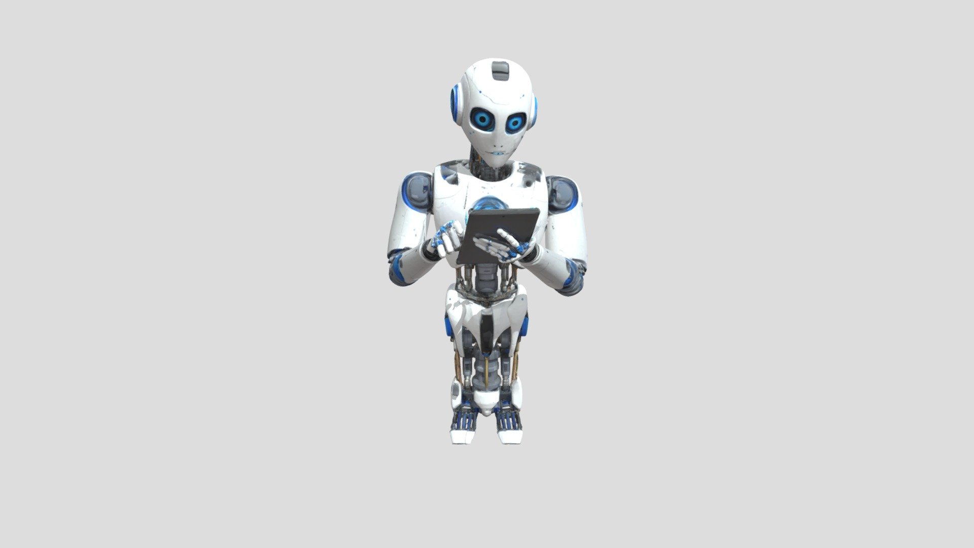 Tech Assistant Robot - Download Free 3D model by kashyapvirendra324 ...