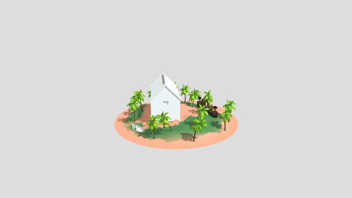 island 3D Model