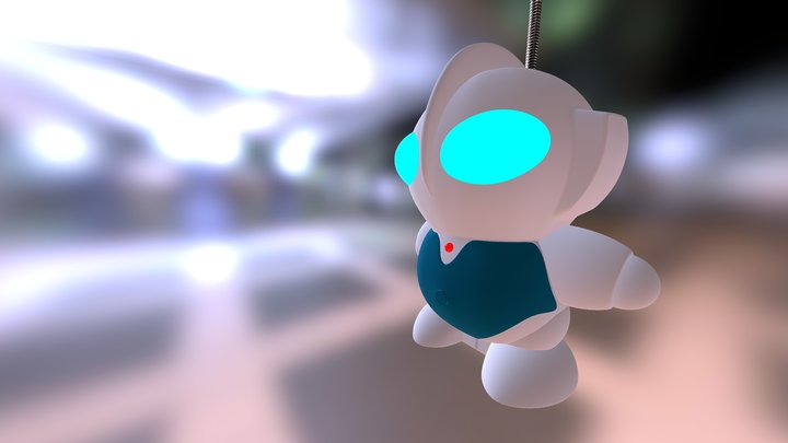 Ultraman Lamp 3D Model