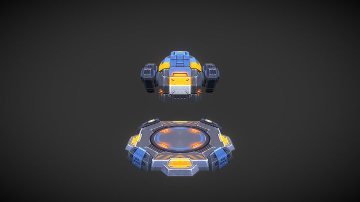 Harvester 3D Model