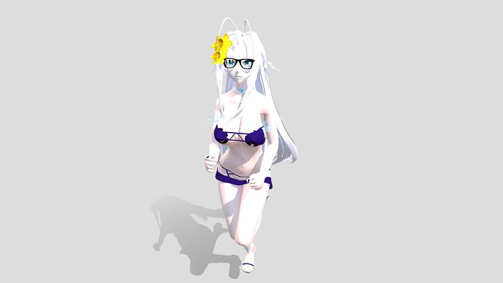 BABE in the Beach 3D Model