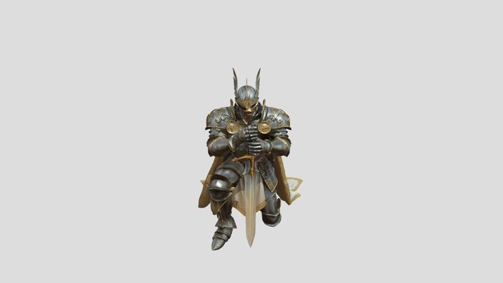Medieval Knight by Tripo – Kostenloses 3D-Modell STL