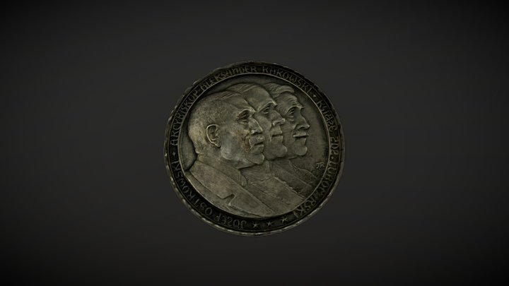 Intromisya Rady Regencyjnej w Warszawie 1917 3D Model