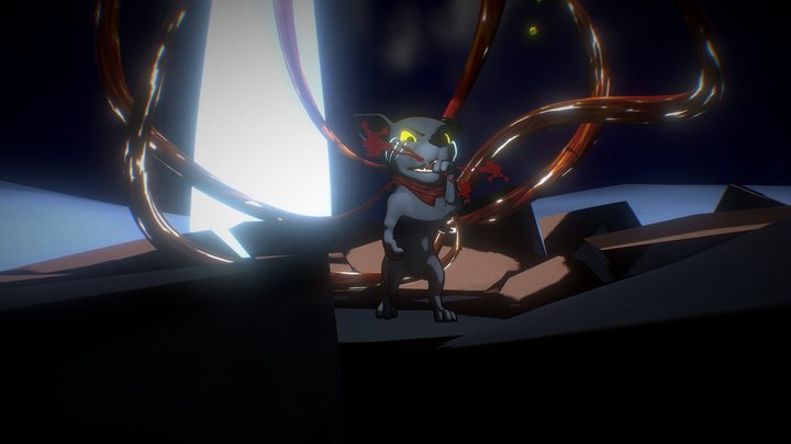 Attack on Splash Screens 3D Model