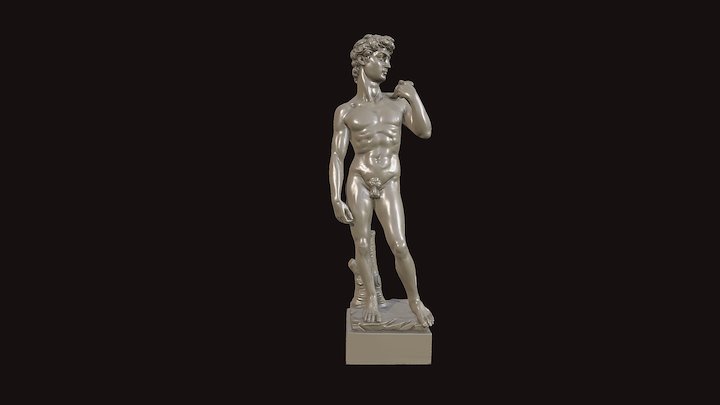 Michelangelo's David 3D Model