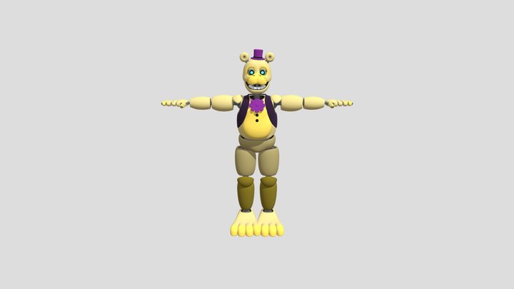 Spring Mr Hippo 3D Model