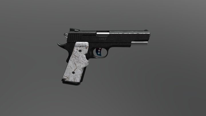 Custom 45s. 3D Model