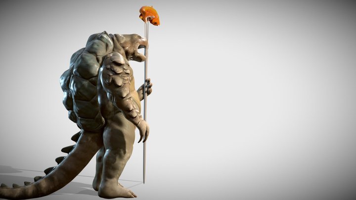 Mutant Turtle 3D Model
