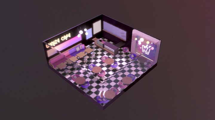 Unize cafe 3D Model